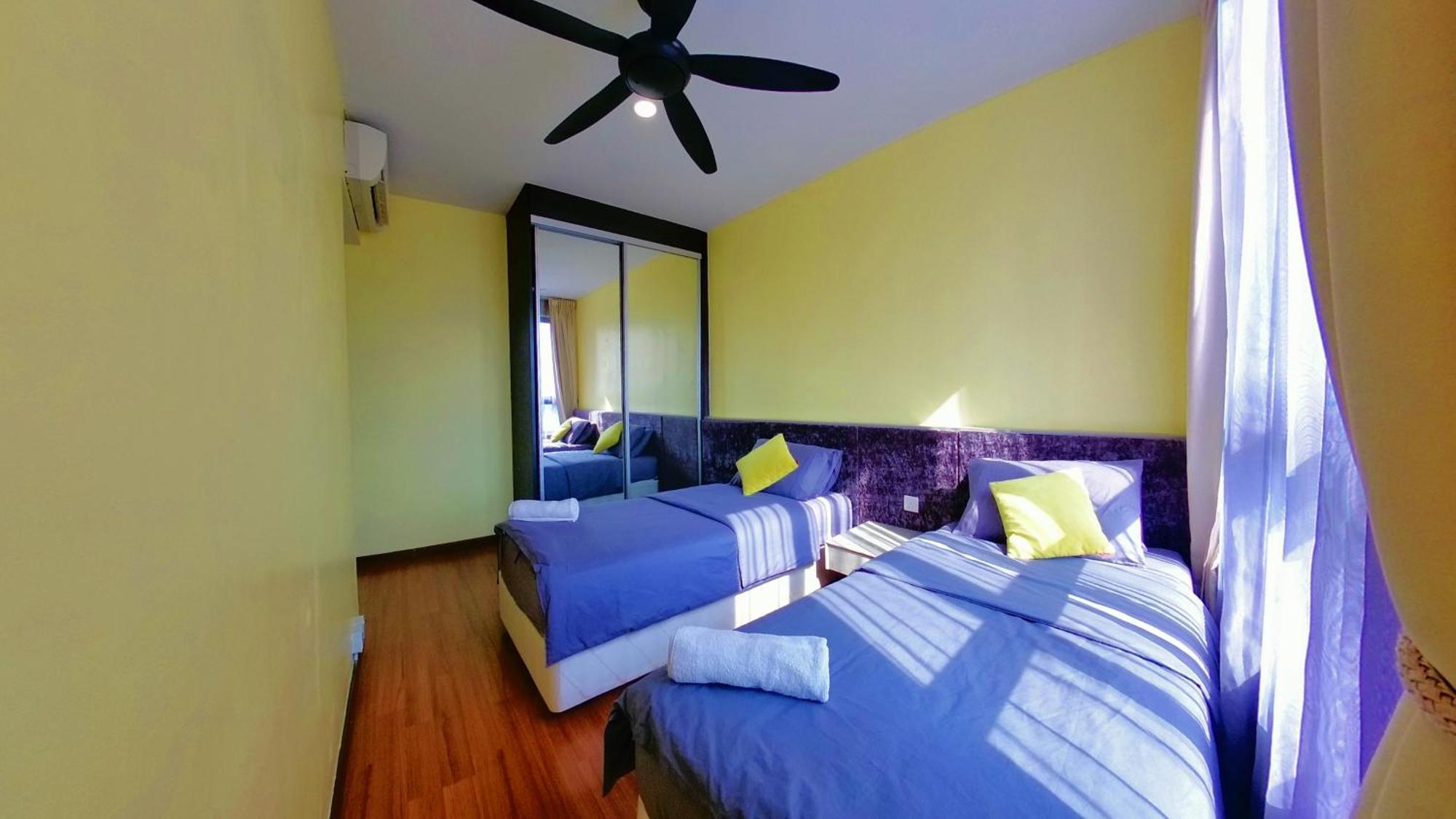 9Pax 2R2B Family Suite, I-City, I-Suite, Hyde, Beside Theme Park, Wifi 50-55" Smart Tv 莎阿南 外观 照片
